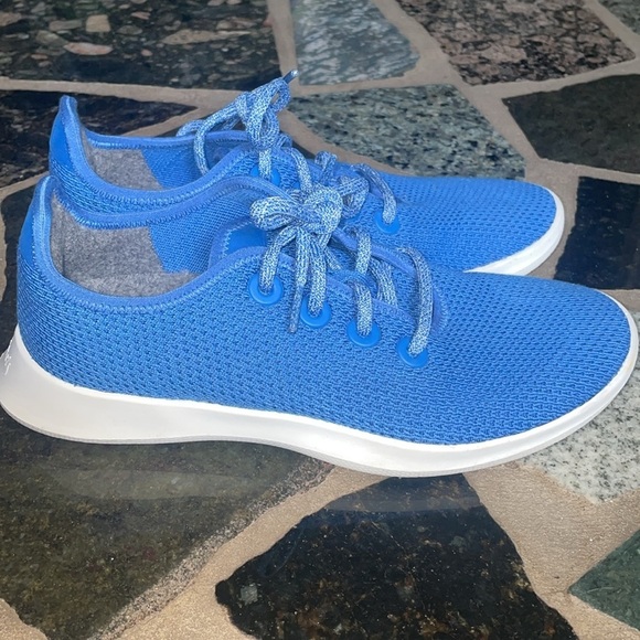 Allbirds- Women's Tree Dasher 2 Buoyant Blue (Blizzard) size 8 - Picture 6 of 10